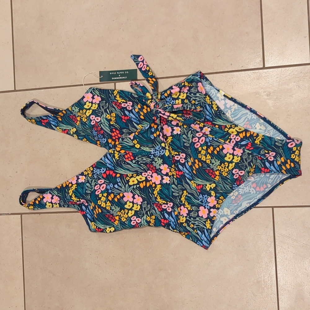 Rifle Paper Company x Summersalt swimsuit (2023 season)